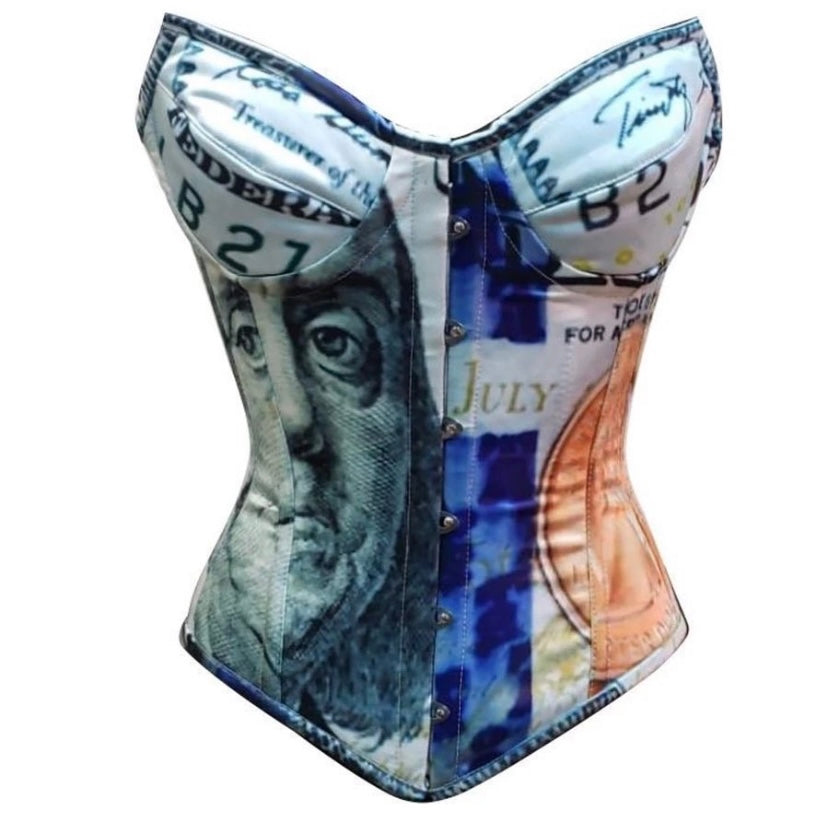 “Get Money” Money Corset